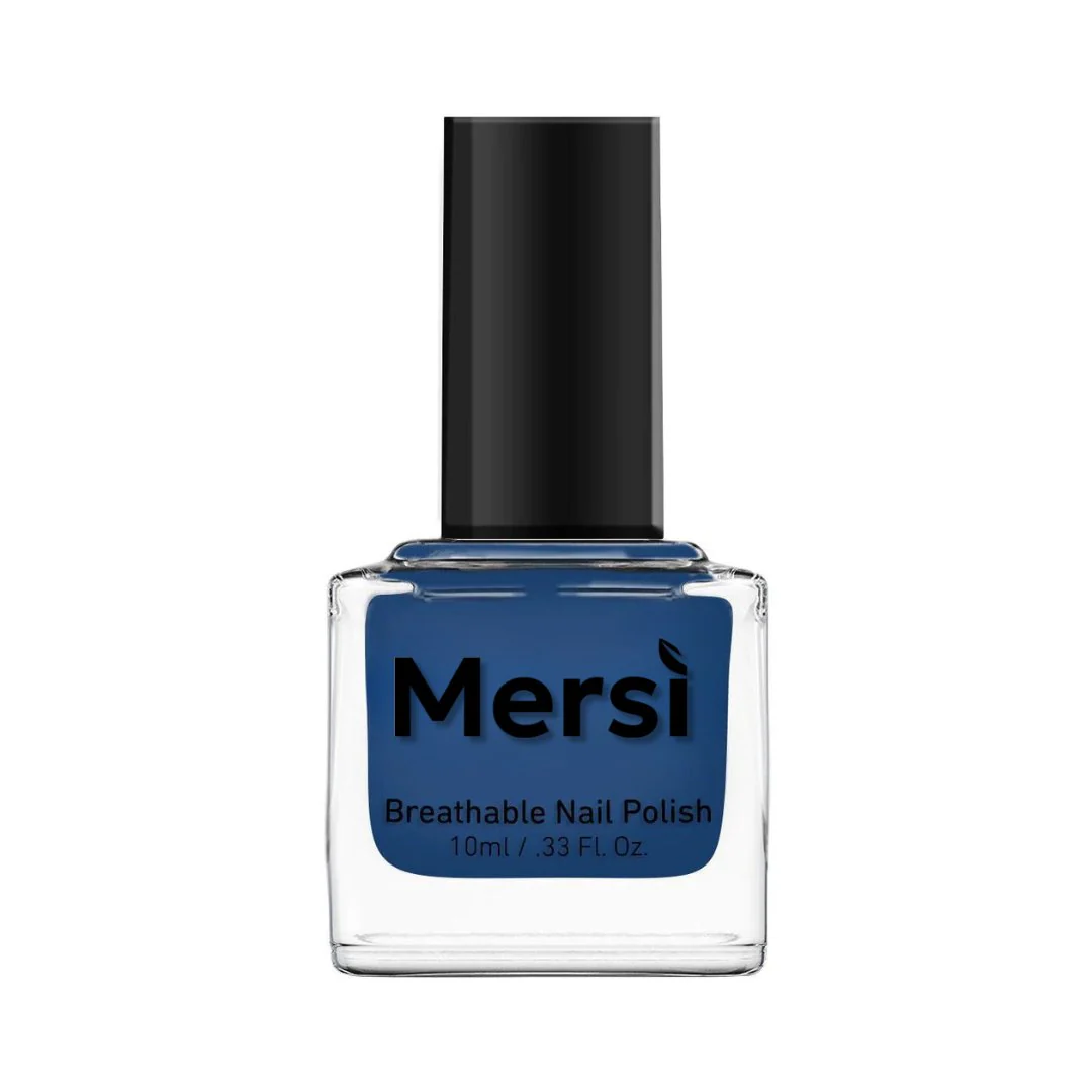 Great Blue Hole Halal Nail Polish  Breathable 10ML