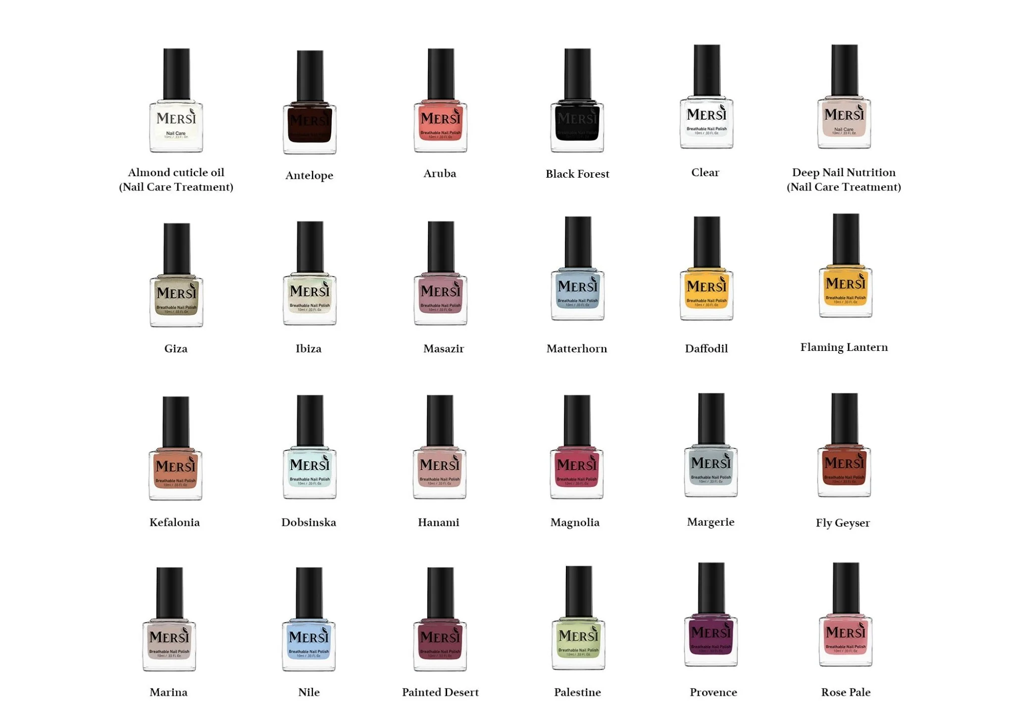 Mersi Cosmetics Six Shade Set (Build your own) - Image 3